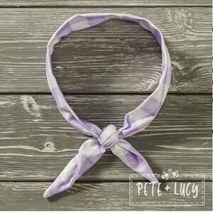 Pete & Lucy Purple Princess Tulle headband NWT